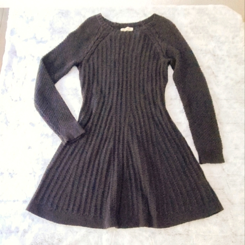 Hollister black sweater dress. Size M.